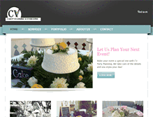 Tablet Screenshot of cvpartyplanning.com